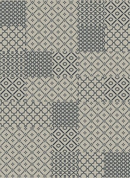 Dynamic Rugs PIAZZA 7647-5501 Beige and Blue